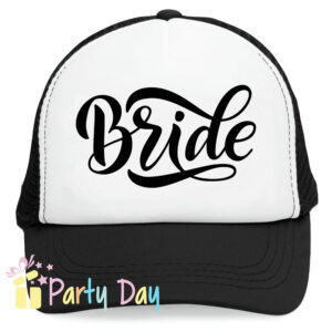 BACHELORETTE HAT Το τέλειο καπέλο για ένα Bachelorette Party. Η νύφη πρέπει να ξεχωρίζει !!! να φαίνεται ανά πάσα στιγμή από όλους όσους συναντά στο πάρτι. Στυλάτη νύφη και φίλες σε μία βραδιά που θα μείνει αξέχαστη... BACHELORETTE PARTY Καπέλο για τη νύφη και τις φίλες της. ΠΕΡΙΓΡΑΦΗ Καπέλο με δίχτυ κωδ.08594 Καπέλο με δίχτυ, Με Σφουγγάρι στο μέτωπο Περιγραφή: Καπέλο κλασικό καλοκαιρινό, καπέλα με δίκτυ Διαστάση Αντικειμένου: Περίμετρος 58 cm Ρυθμιζόμενο πλαστικό πίσω κούμπωμα. Χώρος Εκτύπωσης: 9 x 6,5 cml *Στο συγκεκριμένο καπέλο, Δεν γίνεται προσωποποίηση δηλαδή δεν τυπώνουμε ονόματα.