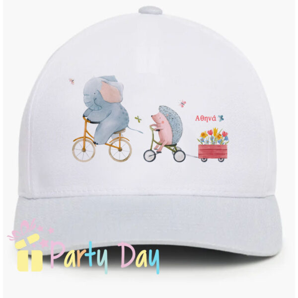 Καπέλα με όνομα, η εκτύπωση φωτογραφίας στα καπέλα γίνεται με ειδικό τρόπο για να αντέχουν στο πλύσιμο στο πλυντήριο. ή πίσω, καπελα με φωτογραφια, καπελα με ονόματα, καπελα με σχέδια, καπελα με λογότυπο, καπελα με σκίτσα, καπελα για δώρο, καπελα για την παραλια, καπελα για βάπτιση, ΚΑΠΕΛΑ, καπελα, καπελα για σχολεια, καπελα για εκθεσεις, καπελα προσωπικου, Διαφημιστικα καπελα, ΔΙΑΦΗΜΙΣΤΙΚΑ ΚΑΠΕΛΑ, ΕΚΤΥΠΩΣΗ ΣΕ ΚΑΠΕΛΑ Το τέλειο καπέλο για ένα Βάπτιση και για μπομπονιέρα. ΠΕΡΙΓΡΑΦΗ Κωδικός:κωδ.02550 ΛΕΥΚΑ Ή ΜΕ ΓΕΙΣΟ  ΧΡΩΜΑΤΙΣΤΟ ΚΑΠΕΛΑ ΒΑΠΤΙΣΗΣ ΛΕΥΚΑ Ή ΜΕ ΓΕΙΣΟ KAB.5550 Περιγραφή: Καπέλο κλασικό καλοκαιρινό Διαστάση Αντικειμένου: Περίμετρος 58 cm Ρυθμιζόμενο πλαστικό πίσω κούμπωμα. Χώρος Εκτύπωσης: 9 x 6,5 cml Χρόνος παράγωγης: 3 μέρες Χρόνος παράδωσης: 4 μέρες