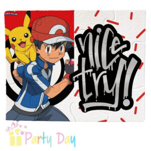 Δημιουργικό δωράκι για τα φιλαράκια στο πάρτι.Ένα αναμνηστικό δωράκι , τα παιδιά θα το χαρούν πάρα πολύ και και Θα θυμούνται τα γενέθλιά σας ή τη γιορτή σας.Το σχέδιό θα  εκτυπωθεί σε κομμάτια ανθεκτικού, γυαλιστερού χαρτονιού. Παραδίδεται σε πλαστική ζελατίνη που εφαρμόζει στο παζλ. ΠΕΡΙΓΡΑΦΗ Διαστάσεις: Παζλ Για Παιδικό Πάρτυ Κωδικός: 2870 ΠΑΖΛ 12 ΤΕΜ Βάρος : 0.08kg Κύριο υλικό: Γυαλιστερό χαρτόνι Διαστάσεις: ΠΑΖΛ 12 ΤΕΜ  25Χ19,5 εκ Χρόνος παράδοσης: 5 -6 μέρες ΑΠΟΤΗΝ ΕΤΑΙΡΙΑ Partyday.gr