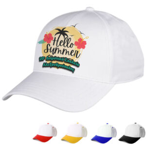 Oικονομικά καπέλα για σχολεία, κατάλληλα για τις διαδρομές των παιδιών, για να ξεχωρίζουν οι τάξεις και τα σχολεία. Αναμνηστικά καπέλα για τις λήξη της σχολικής χρονιάς.Καπέλα για erasmus, και σχολικές εκδηλώσεις. Καπέλο Λευκό με Γείσο Χρωματιστό Για Σχολεία. Oικονομικά καπέλα για Έναρξη - λήξη σχολικής χρονιάς.διαφημιστικά καπέλα με εκτύπωση.Δώρα για το τέλος της σχολικής χρονιάς. Αποφοίτηση – Λήξη σχολικού έτους. Καλοκαιρινή γιορτή λήξης σχολικής χρονιάς. Oικονομικά καπέλα για κατασκήνωση. Λήξη σχολικής χρονιάς στο Δημοτικό Σχολείο Γυμνάσιο Λυκειό και το Νηπιαγωγείο για κατασκήνωση. Γιορτή λήξης του σχολικού έτους. Kαπελα ληξης σχολικης χρονιαςΚατάλληλο για παιδιά δημοτικού Γυμνασίου και ενηλίκων Περίμετρος 58 cm ΠΕΡΙΓΡΑΦΗ Καπέλα Λευκά με Γείσο Χρωματιστό. με Εκτύπωση κωδ.02550 Καπέλα Λευκά με Γείσο Χρωματιστό: Cotton Περιγραφή: Καπέλο κλασικό καλοκαιρινό με σκρατσ Διαστάση Αντικειμένου: Περίμετρος 58 cm Ρυθμιζόμενο σκρατς πίσω κούμπωμα. Χώρος Εκτύπωσης: 9 x 6 cml η εκτύπωση γίνεται στο μέτωπο του καπέλου.Απο την εταιρία party day εισάγετε και εκτύπωνετε απο εμάς.